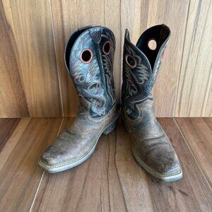 Ariat Heritage Roughstock Western cowboy leather boots size 10D
